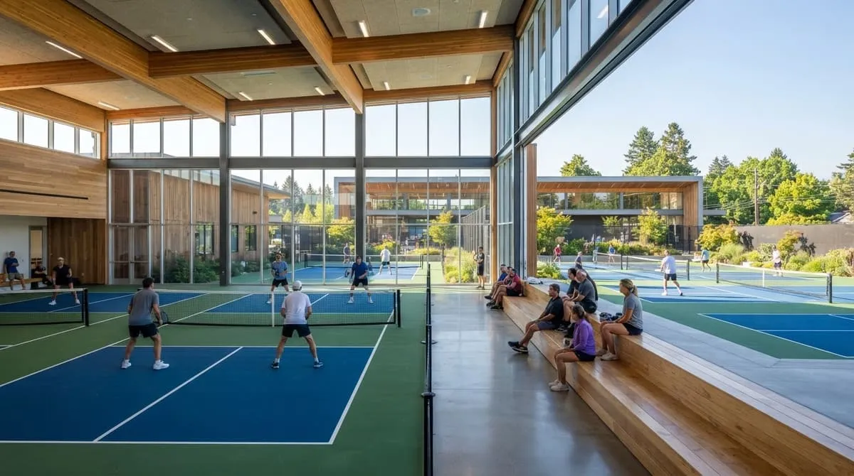 Sample photo: an outdoor court
