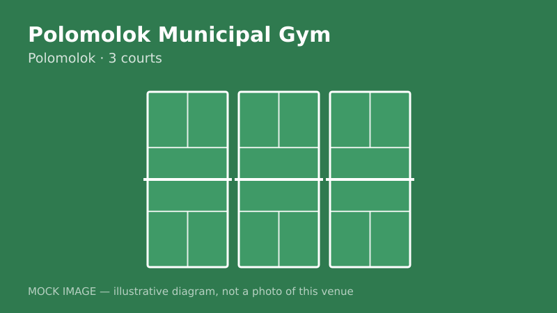 Mock court diagram for Polomolok Municipal Gym Mock court diagram for Polomolok Municipal Gym